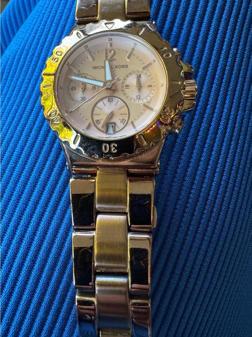 Michael Kors Men's Gold Stainless Steel Bracelet Watch